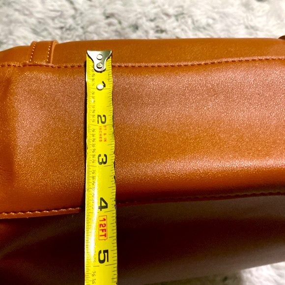 NWT Henny & Lev Danielle Tote-Cognac - Picture 13 of 15